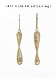 Double Helix Earrings, DNA Strand Earrings, Biology Earrings