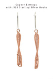 Double Helix Earrings, DNA Strand Earrings, Biology Earrings