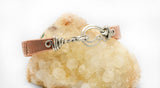 Wire Wrapped Sterling Silver and Copper Chrysocolla Bracelet