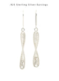 Double Helix Earrings, DNA Strand Earrings, Biology Earrings