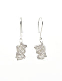 Sterling Silver Wire Wrapped Earrings, Sterling Silver Wire Woven Earrings, Set #2