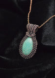 Wire Wrapped Copper Amazonite Necklace