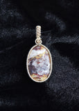 Crazy Lace Agate Sterling Silver Wire Wrapped Pendant, Small Wire Wrapped Pendant, Crazy Lace Agate from Chihuahua, Mexico