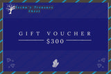 Gift Card $300, Gift Voucher