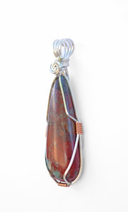 Sterling Silver Wire Wrapped Sonoran Sunset Necklace