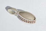 Sterling Silver Wire Wrapped Shiva Lingam Necklace