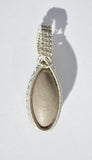 Sterling Silver Wire Wrapped Shiva Lingam Necklace
