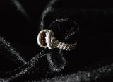 Sterling Silver Wire Wrapped Garnet Ring